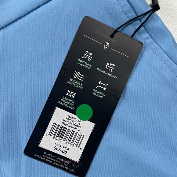 NWT Walter Hagen Men’s Performance 11 Golf Shorts - Size 36 - Picture 6 of 9